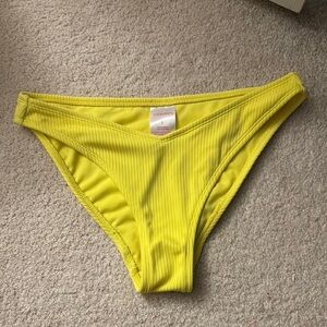 Yellow Women's Swim Bottom